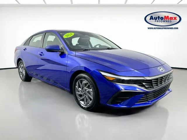 Blue 2024 Hyundai Elantra SEL for sale in Framingham, MA
