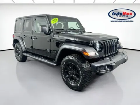 Black 2020 Jeep Wrangler Unlimited Willys for sale in Framingham, MA