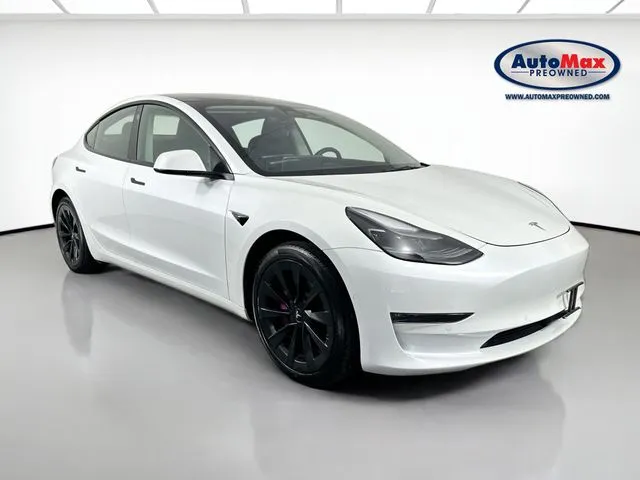 White 2022 Tesla Model 3 Long Range for sale in Framingham, MA