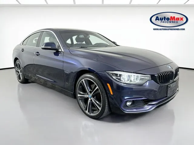 Blue 2018 BMW 4 Series 430i Gran Coupe for sale in Framingham, MA