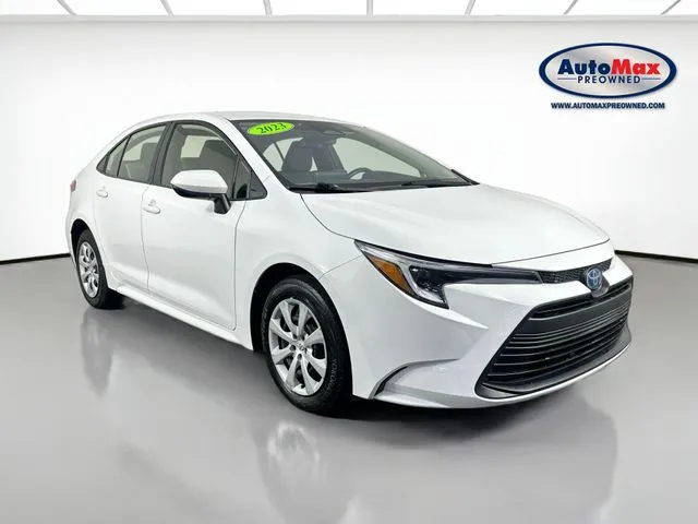 White 2023 Toyota Corolla Hybrid LE for sale in Framingham, MA