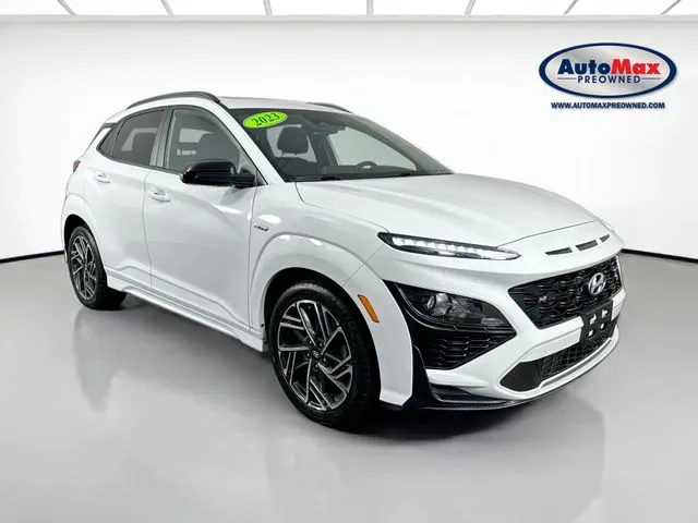 White 2023 Hyundai Kona N Line for sale in Framingham, MA