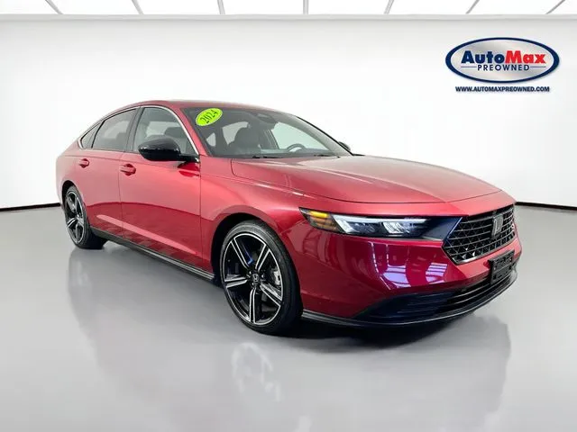 Red 2024 Honda Accord Hybrid Sport for sale in Framingham, MA