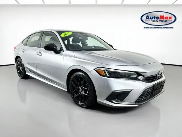 Silver 2023 Honda Civic Sport for sale in Framingham, MA