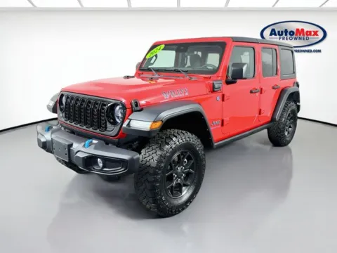 Another view of 2024 Jeep Wrangler Willys 4xe for sale in Framingham, MA at AutoMax Preowned Framingham
