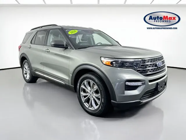 Silver 2020 Ford Explorer XLT for sale in Framingham, MA