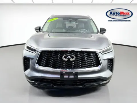 Photos of 2024 INFINITI QX60 LUXE for sale in Framingham, MA at AutoMax Preowned Framingham