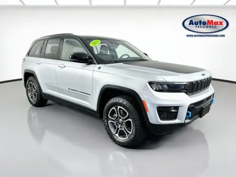 Silver 2023 Jeep Grand Cherokee Trailhawk 4xe for sale in Framingham, MA