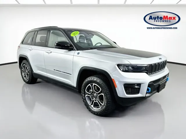 Silver 2023 Jeep Grand Cherokee Trailhawk 4xe for sale in Framingham, MA