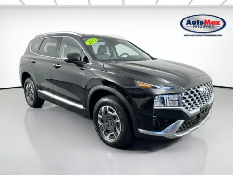 Black 2023 Hyundai Santa Fe Hybrid Blue for sale in Framingham, MA