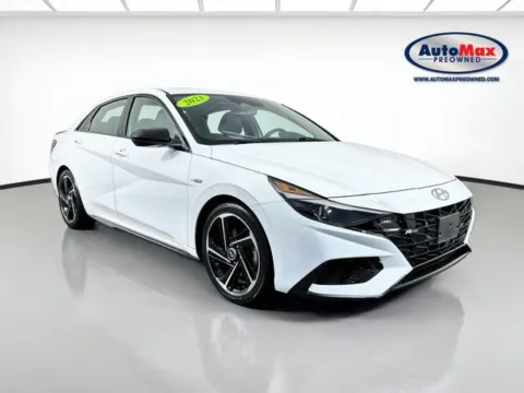 White 2023 Hyundai Elantra N Line for sale in Framingham, MA