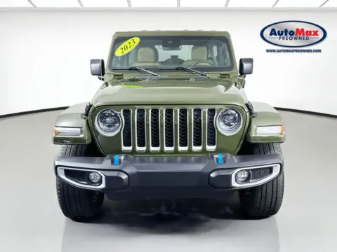 Photos of 2023 Jeep Wrangler Sahara 4xe for sale in Framingham, MA at AutoMax Preowned Framingham