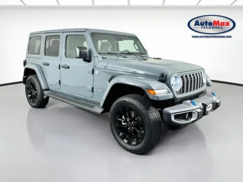 Gray 2024 Jeep Wrangler Sahara 4xe for sale in Framingham, MA