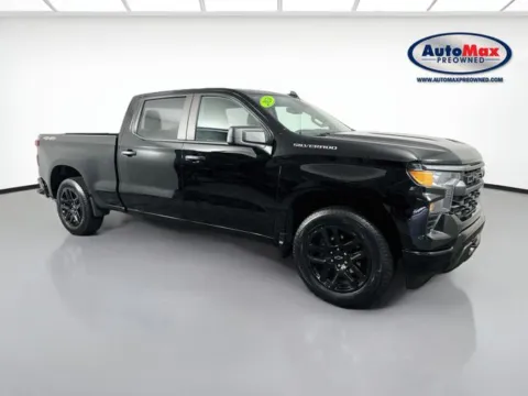 Black 2024 Chevrolet Silverado 1500 Custom for sale in Framingham, MA