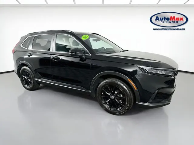Black 2024 Honda CR-V Hybrid Sport for sale in Framingham, MA