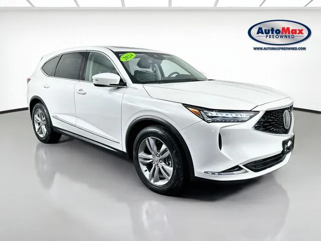 White 2024 Acura MDX 3.5L for sale in Framingham, MA