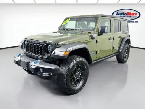 Another view of 2024 Jeep Wrangler Willys 4xe for sale in Framingham, MA at AutoMax Preowned Framingham