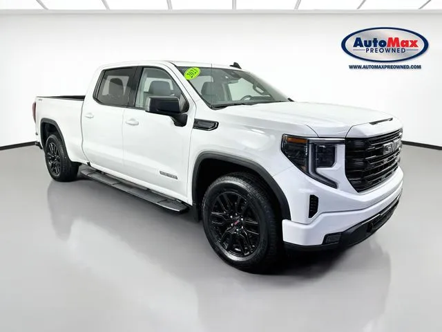 White 2023 GMC Sierra 1500 Elevation for sale in Framingham, MA