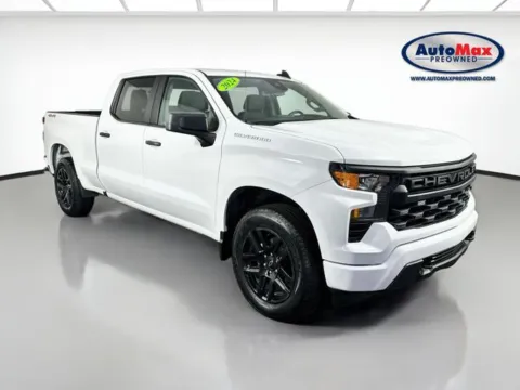 White 2024 Chevrolet Silverado 1500 Custom for sale in Framingham, MA