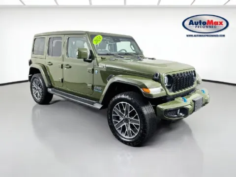 Green 2024 Jeep Wrangler High Altitude 4xe for sale in Framingham, MA
