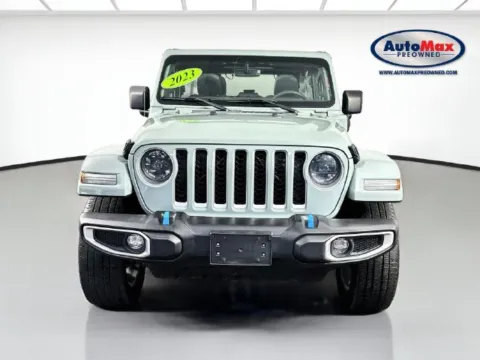 Photos of 2023 Jeep Wrangler Sahara 4xe for sale in Framingham, MA at AutoMax Preowned Framingham