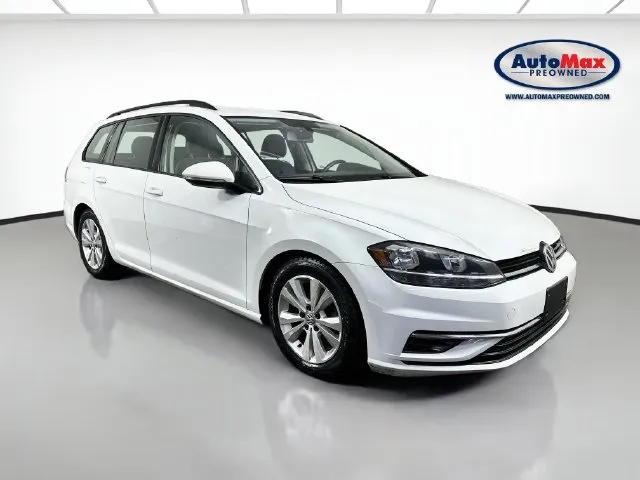 White 2019 Volkswagen Golf SportWagen S for sale in Framingham, MA