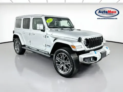Silver 2024 Jeep Wrangler High Altitude 4xe for sale in Framingham, MA