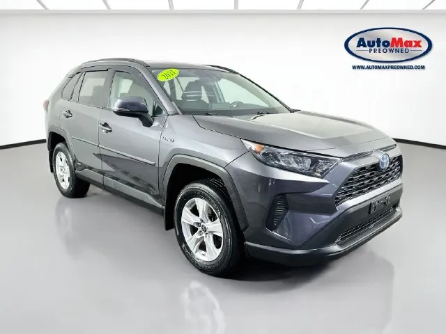 Gray 2021 Toyota RAV4 Hybrid LE for sale in Framingham, MA
