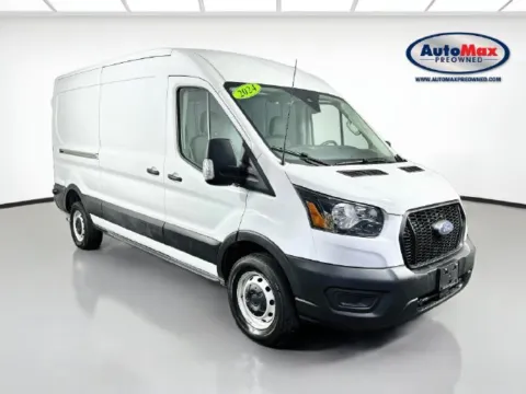 White 2024 Ford Transit-250 148" Medium Roof for sale in Framingham, MA