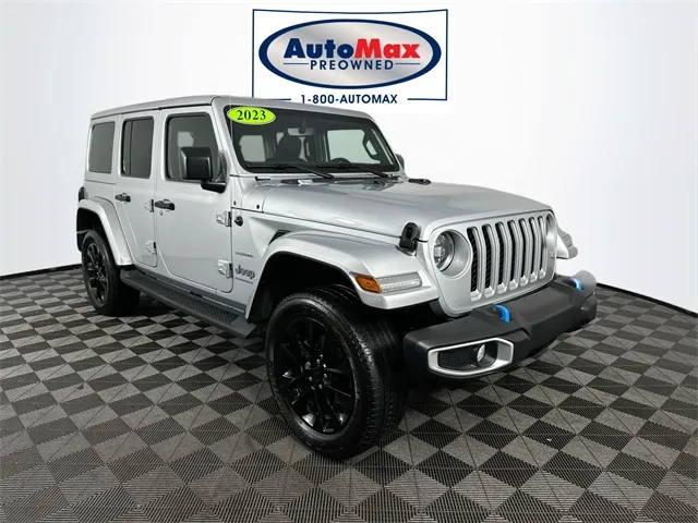 Sahara Used 2023 Jeep Wrangler Sahara 4xe for sale in Framingham