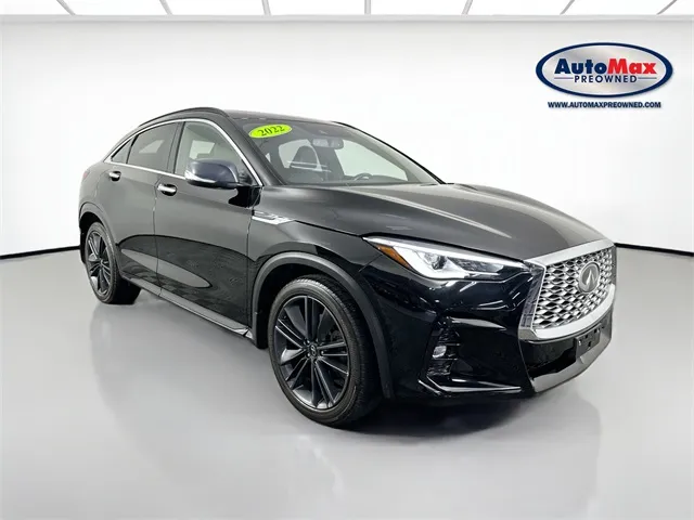 Black 2022 INFINITI QX55 LUXE for sale in Framingham, MA
