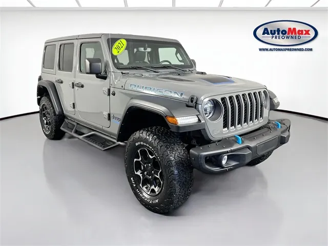 Gray 2021 Jeep Wrangler Unlimited Rubicon 4xe for sale in Framingham, MA