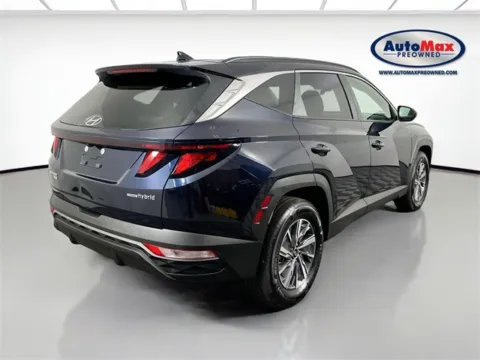 Photos of 2024 Hyundai Tucson Hybrid Blue for sale in Framingham, MA at AutoMax Preowned Framingham
