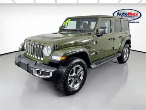 Another view of 2022 Jeep Wrangler Unlimited Sahara for sale in Framingham, MA at AutoMax Preowned Framingham