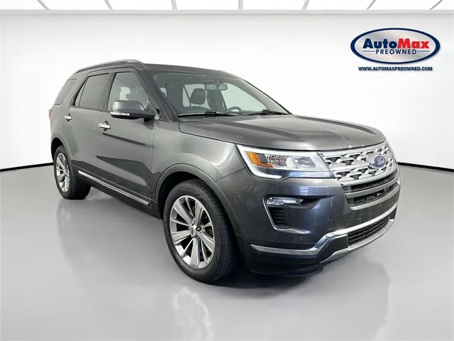 Gray 2018 Ford Explorer Limited for sale in Framingham, MA