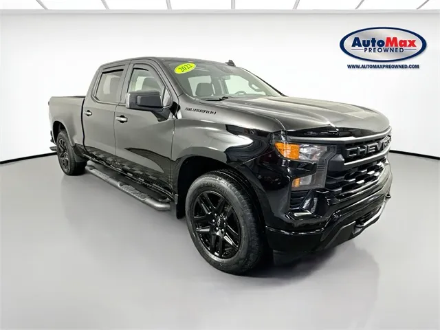 Black 2022 Chevrolet Silverado 1500 Custom for sale in Framingham, MA