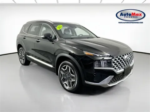 Black 2022 Hyundai Santa Fe Hybrid Limited for sale in Framingham, MA