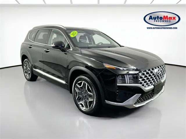 Black 2022 Hyundai Santa Fe Hybrid Limited for sale in Framingham, MA