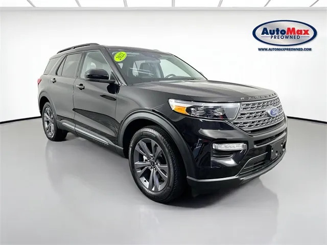 Black 2022 Ford Explorer XLT for sale in Framingham, MA