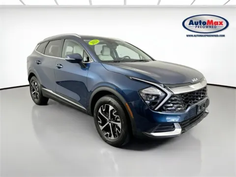 Blue 2023 Kia Sportage Hybrid EX for sale in Framingham, MA