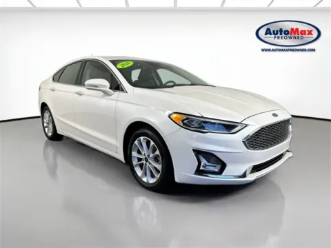 White 2020 Ford Fusion Energi Titanium for sale in Framingham, MA