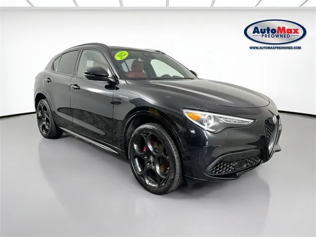 Black 2022 Alfa Romeo Stelvio Veloce for sale in Framingham, MA