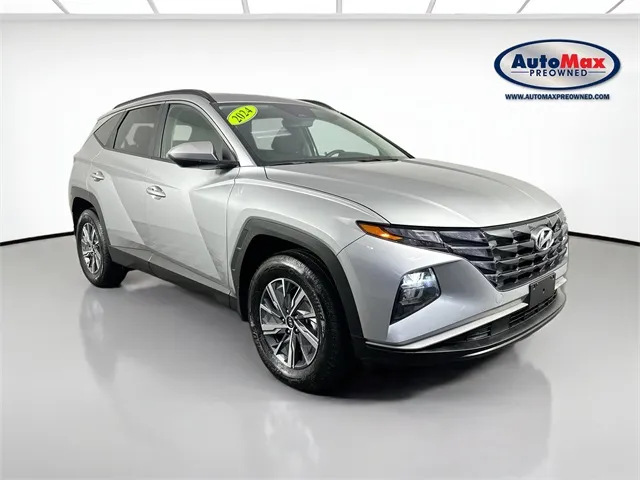 Silver 2024 Hyundai Tucson Hybrid Blue for sale in Framingham, MA