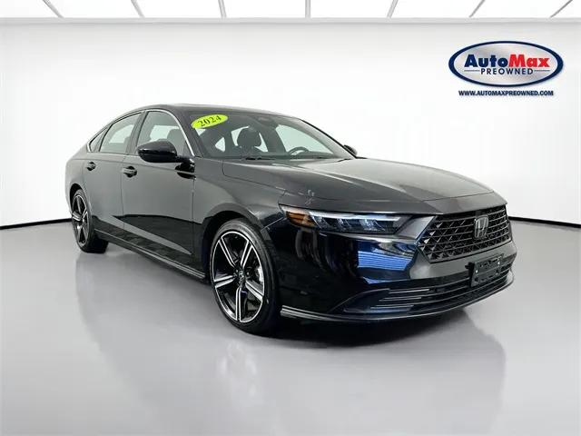 Black 2024 Honda Accord Hybrid Sport for sale in Framingham, MA