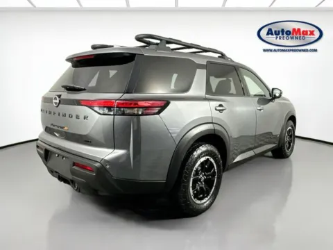 Photos of 2023 Nissan Pathfinder Rock Creek for sale in Framingham, MA at AutoMax Preowned Framingham