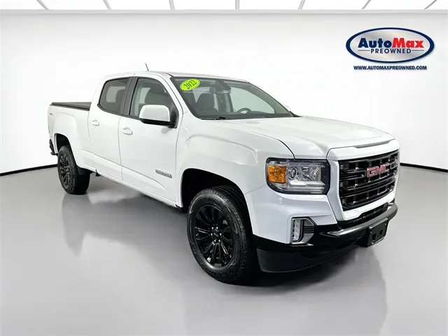 White 2022 GMC Canyon Elevation for sale in Framingham, MA