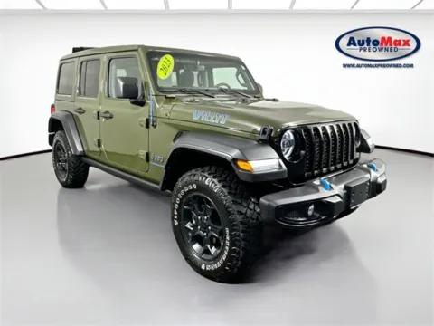 Green 2023 Jeep Wrangler Base 4xe for sale in Framingham, MA