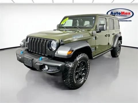 Another view of 2023 Jeep Wrangler Base 4xe for sale in Framingham, MA at AutoMax Preowned Framingham