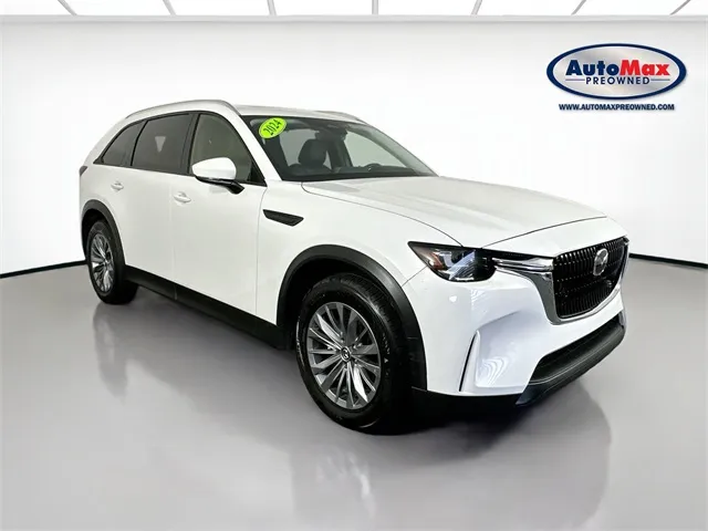 White 2024 Mazda CX-90 3.3 Turbo Preferred Plus for sale in Framingham, MA
