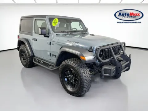 Gray 2025 Jeep Wrangler Willys for sale in Framingham, MA